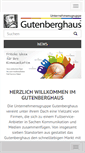 Mobile Screenshot of gutenberghaus.de