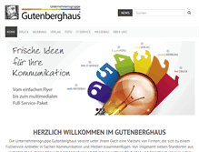 Tablet Screenshot of gutenberghaus.de